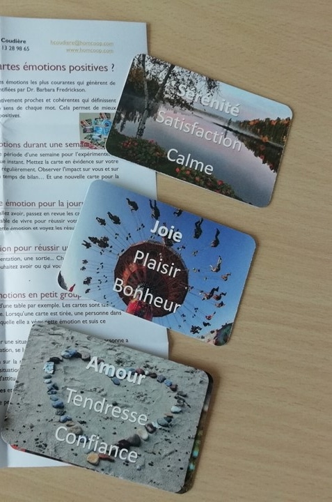 Les cartes engagement du jour «gestion du temps» et «forces»
