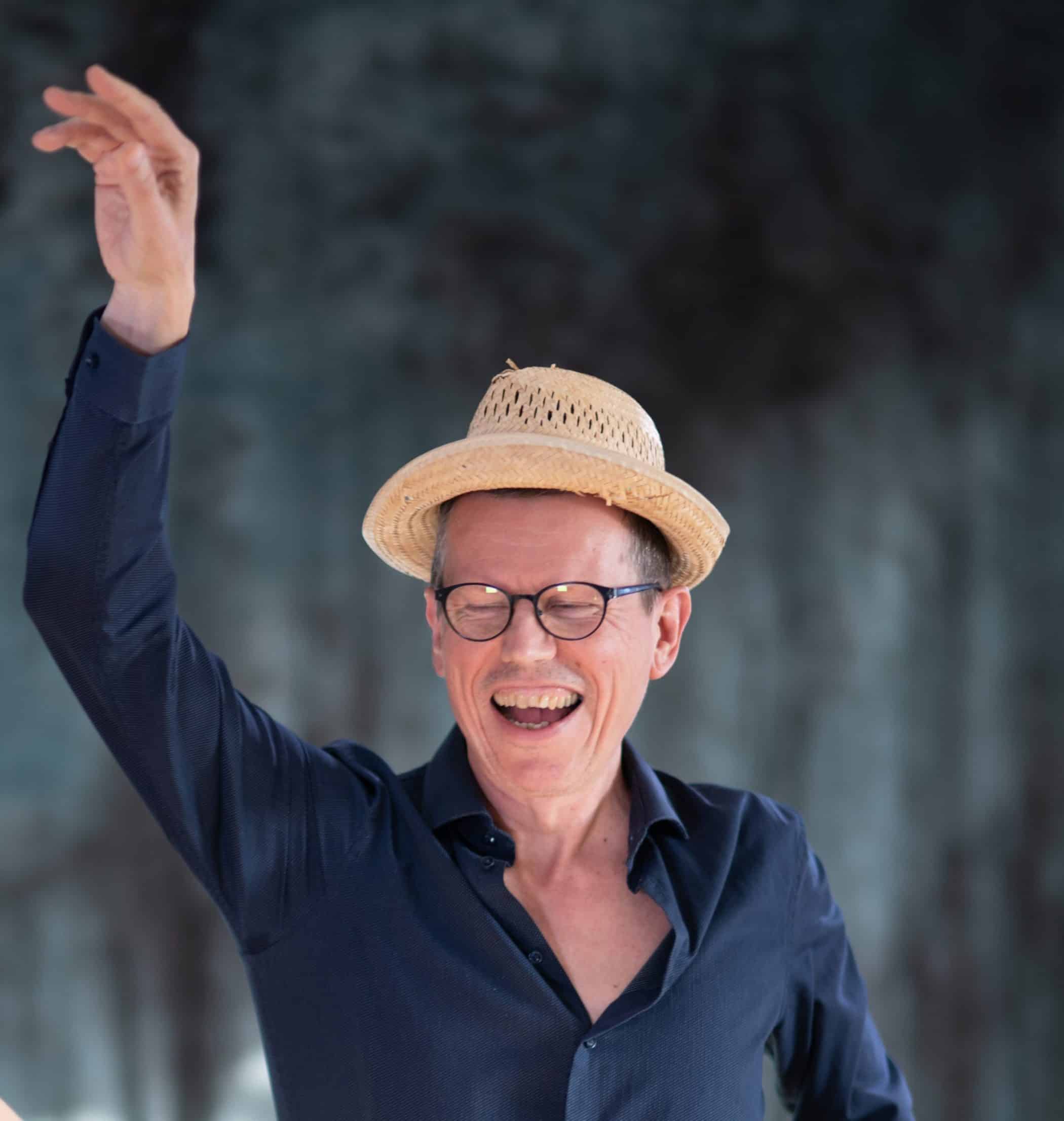 Hervé Coudière danse sa joie